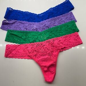 Hanky Panky Thongs - set of 4